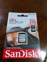 SanDisk サンディスク SDカード 32GB SDHC Ultra 120MB CLASS10_画像2