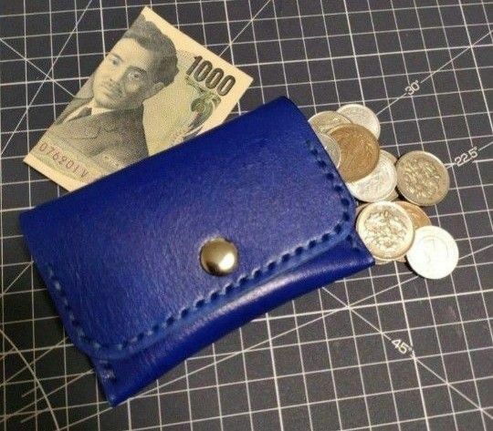 コインケース 財布ブルー