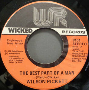 【SOUL 45】WILSON PICKETT - THE BEST PART OF A MAN / HOW WILL I EVER KNOW (s231102042)