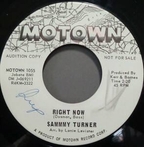 【SOUL 45】SAMMY TURNER - RIGHT NOW / ONLY YOU (s231118017) 