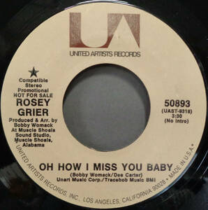 【SOUL 45】ROSEY GRIER - OH HOW I MISS YOU BABY / BRING BACK THE TIME (s231105024) 