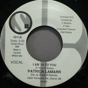 【SOUL 45】PATRICA LAMARR - I AM IN TO YOU / I REMEMBER (s231111009) 