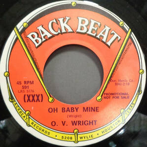 【SOUL 45】O.V. WRIGHT - OH BABY MINE / WORKING YOUR GAME (s231114001)の画像1