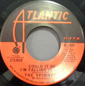 【SOUL 45】SPINNERS - COULD IT BE I'M FALLING IN LOVE / JUST YOU AND ME BABY (s231114032)