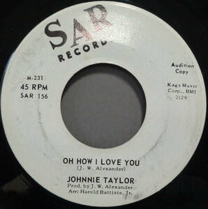 【SOUL 45】JOHNNIE TAYLOR - OH HOW I LOVE YOU / RUN BUT YOU CAN'T HIDE (s231128036) 