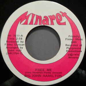 【SOUL 45】BIG JOHN HAMILTON - FREE ME / I GOT TO GET (s231125004) 