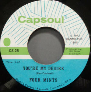 【SOUL 45】FOUR MINTS - YOU'RE MY DESIRE / YOU WANT TO COME BACK (s231125019) 