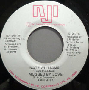 【SOUL 45】NATE WILLIAMS - MUGGED BY LOVE / OFFER YOU CAN'T REFUSE (s231125033) 