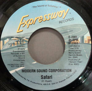 【SOUL 45】MODERN SOUND CORPORATION - SAFARI / PT.2 (s231102018)