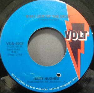 【SOUL 45】JIMMY HUGHES - WHAT SIDE OF THE DOOR / I LIKE EVERYTHING ABOUT YOU (s231104003)