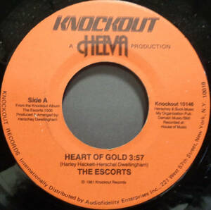 【SOUL 45】ESCORTS - HEART OF GOLD / SING A HAPPY SONG (s231106002)
