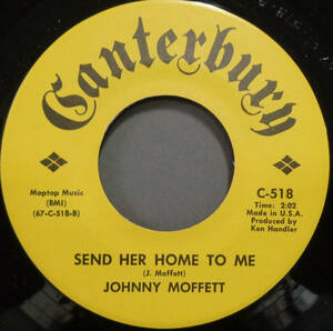 【SOUL 45】JOHNNY MOFFETT - I FOUND JOY / SEND HER HOME TO ME (s231121039) 