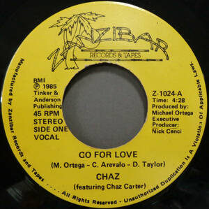 【SOUL 45】CHAZ - GO FOR LOVE / (INSTR.) (s231105004) 