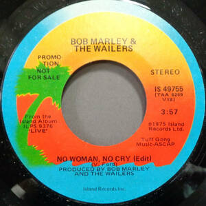 【SOUL 45】BOB MARLEY & THE WAILERS - NO WOMAN NO CRY / JAMMING (s231124029) 