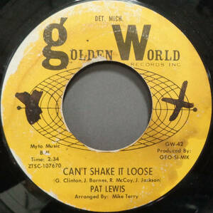 【SOUL 45】PAT LEWIS - CAN'T SHAKE IT LOOSE / LET'S GO TOGETHER (s231109012) 