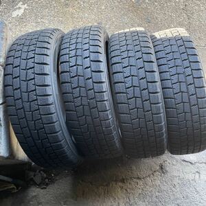 ダンロップ　165/55R15 4本セット　18年式　バリ山