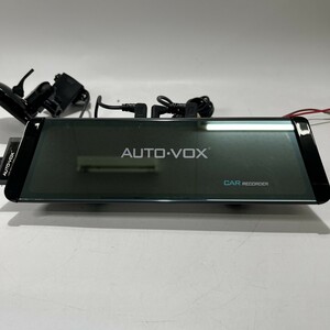 AUTO VOX ミラー型ドライブレコーダー ２カメラ分離式 ドラレコ リヤカメラ SDカード ※個人宛は支店止めのみ※