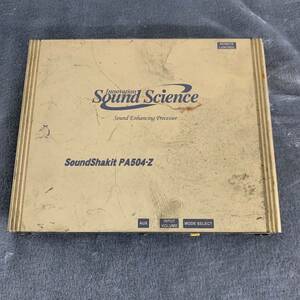 Sound Science Sound Shakit PA504-Z2 サウンドシャキット プロセッサー音質向上 タイムアライメント サラウンド 個人宛は支店止めのみ