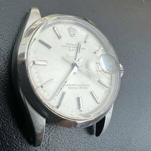 中161【稼動品】ロレックス オイスターデイト 自動巻き オートマチック 腕時計 Ref.1500 フェイスのみ メンズ ROLEX シルバー 