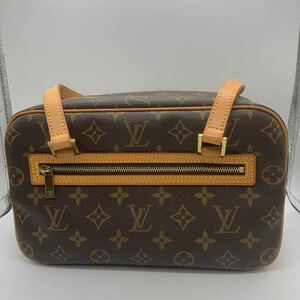 岸170 1円〜 極美品 LOUIS VUITTON ルイヴィトン シテMM モノグラム ハンドバッグ トート ダブルファスナー M51182 