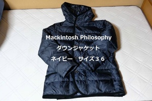 Mackintosh Philosophy ダウンジャケット　ネイビー　サイズ36