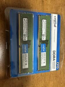 Crucial 32GB DDR4-3200 UDIMM（16GB×2枚）