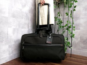 ●超美品●TUMI トゥミ●メンズ●22018D4●ナイロン●2輪 キャリー ケース ビジネス バッグ●黒●大容量●ビジネス 旅行 かばん●Js41500