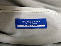 ●超美品●BURBERRY バーバリー●カーフ レザー 本革●トート バッグ●シルバーメタリック●クロム金具●肩掛け●B5 書類 かばん●Js41929_画像9