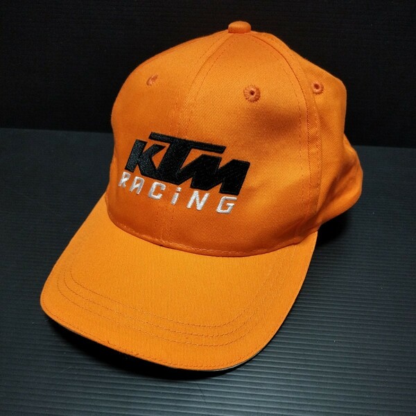 ● Moto GP「KTM RACING キャップ」刺繍　帽子　KTMレーシング