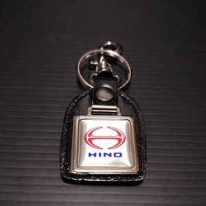 ● 日野自動車「キーホルダー 1個」キーリング　HINO　日野　レザー