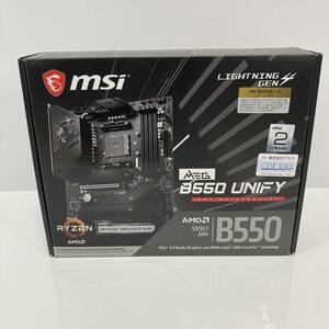 ジャンク 動作未確認 MSI MEG B550 UNIFY マザーボード ATX [AMD B550チップセット搭載] MB5197