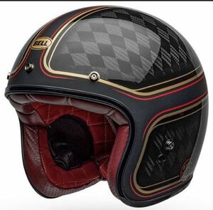 Bell ベル Custom 500 Carbon RSD Checkmate ジェットヘルメット　XXLサイズ