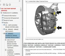 ポルシェ 911 991 型 ワークショップマニュアル Ver2 整備書 配線図 パーツリスト 取扱説明書 GT3 カブリオレ タルガ 修理書_画像5