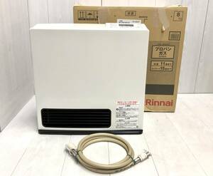 送料無料 ★ 美品! 2022年製 Rinnai リンナイ ガスファンヒーター SRC-365E LPガス プロパンガス 木造11畳 コンクリ15畳 ホワイト 暖房器具