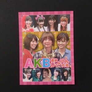 AKB48 前田敦子 大島優子 高橋みなみ 板野友美 小嶋陽菜 篠田麻里子 渡辺麻友 柏木由紀 指原莉乃 ブロマイド ③