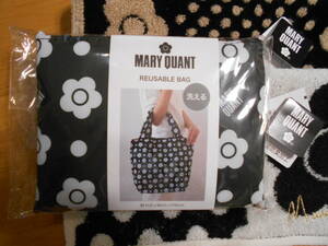 MARY QUANT マリークアント　洗えるエコバッグ　大きいサイズ　＆　タオルハンカチ ２枚　新品