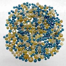 ■カラーダイヤモンドアクセサリーパーツおまとめ■n 重量約5.0g diamond Diamond blue yellow jewelry necklace accessory parts CE0_画像4