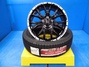 新品4本SET ヴェネス VENES SUV M7 7.0J+38 5H-114.3 ブリヂストン BLIZZAK VRX3 2023年 195/60R17インチダウン 60系 プリウス E-Four