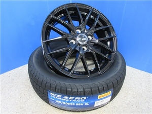 ヴェネス VENES GB 5.5J+42 ピレリ アイスゼロ アシンメトリコ 185/60R15インチ 90系 130系 ヴィッツ ヴィッツハイブリッド スイフト