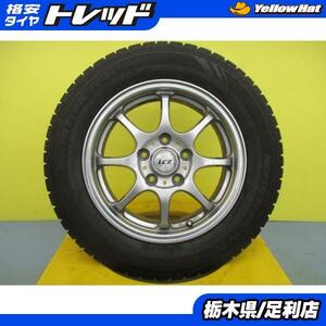 ヴォクシー ZRR80 冬タイヤ 4本 195/65R15 91Q NorthTrek N3i + 社外 軽量 アルミ LCZ ノア プレマシー アイシス スタッドレス 足利