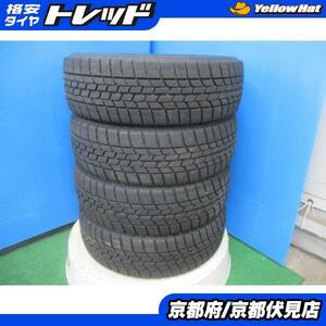 4本 2019年製 中古 スタッドレス タイヤ グッドイヤー ICE NAVI6 175/65R14 82Q パッソ ヴィッツ ノート フィット デミオ コルト など