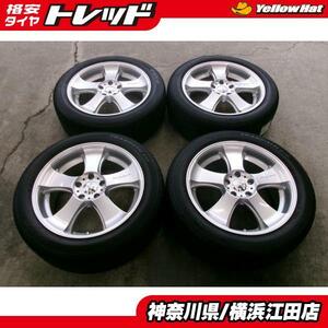 ◆中古夏タイヤホイール4本セット◆ニスモLM X5 + トーヨートランパスR30 235/50R18インチ◆エルグランドプレサージュなど E51