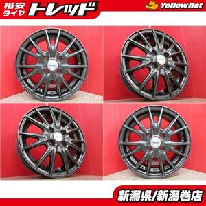 送料無料 4本 weds VELVA SPORT 14inch ホイール セット 5.5J +38 4H 100 シエンタ ポルテ NCP81G NCP85G NNP10 NNP11 NNP15 新潟