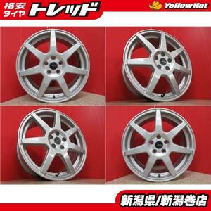 送料無料 4本 TECMAG Type 207R 18inch ホイール セット 7.5J +55 5H 108 ハブ径 63.4ＭＭ VOLVO ボルボ V40 V60 V90 XC70 XC60 新潟