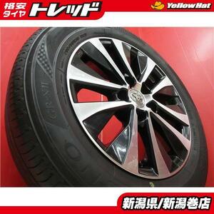 送料無料 4本 ブリヂストン レグノ GR-X2 205/60R16 タイヤ トヨタ ホイール セット 国産 夏 21年製 6.5J +39 5H 114.3 SAI AZK10 新潟