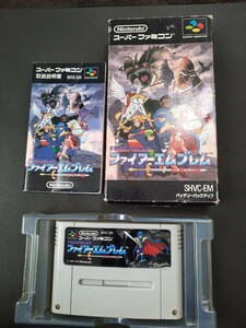 ファイアーエムブレム 紋章の謎 SFC スーパーファミコンソフト 動作確認済み ソフト/箱/説明書 写真のもので全てです 