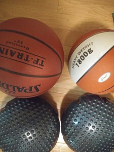 バスケットボールセット SPALDING 人工皮革　ジャンプトレーニング　DVD 7号球　8号球　ウエイトボール　ヒットバック　バランスディスク