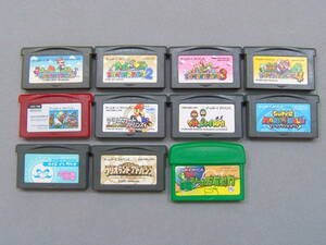 ■GBA スーパーマリオシリーズ 11本セット■