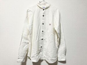 Arvor Maree アルボーマレー 丸襟コットンリネンシャツ 3 美品