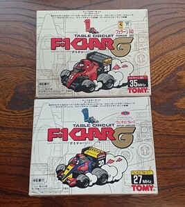 TOMY F-1チャージ テーブルサーキット 2台 ジャンク RC ラジコン